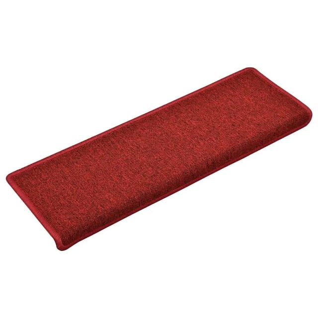 vidaXL Stufenmatten 30 Stk 65x21x4 cm Bordeaux Rechteckiger Rand 3365770