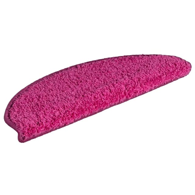 vidaXL Stufenmatten 30 Stk 65x21x4 cm Rosa Halbrund Groß 3365822