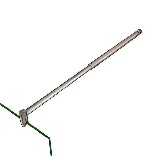 Duschparadies Stabilisierungsstange Ausziehbar 70-120cm Stabilisator x 2 Für 6-10mm Glas Walk-in Dusche Glas Seitenwand Chrom