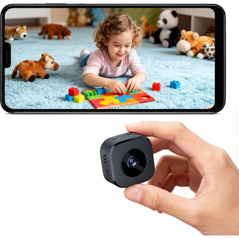 1080p Hd Wlan-überwachungskamera Für Den Innen- Und Außenbereich, Geeignet Für Babys/haustiere/nannys, Fernanzeige Über Ios- Und Android-mobil-app (nur Video)