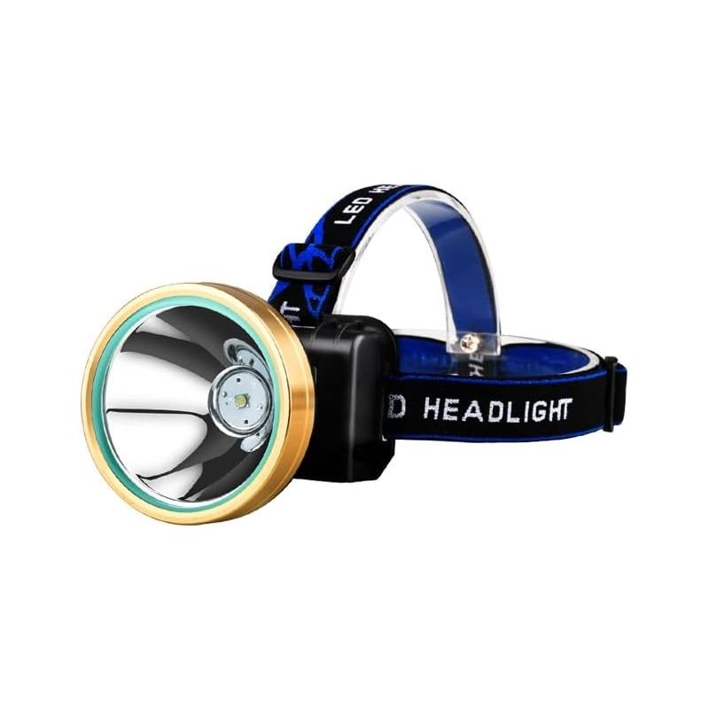 Leistungsstarke Und Reichweitenstarke (3000 Meter) Induktions-led-stirnlampe, Ideal Zum Nachtangeln.