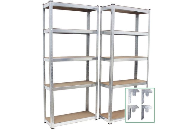 TRUTZHOLM 2er Set Schwerlastregal 170x75x30 cm