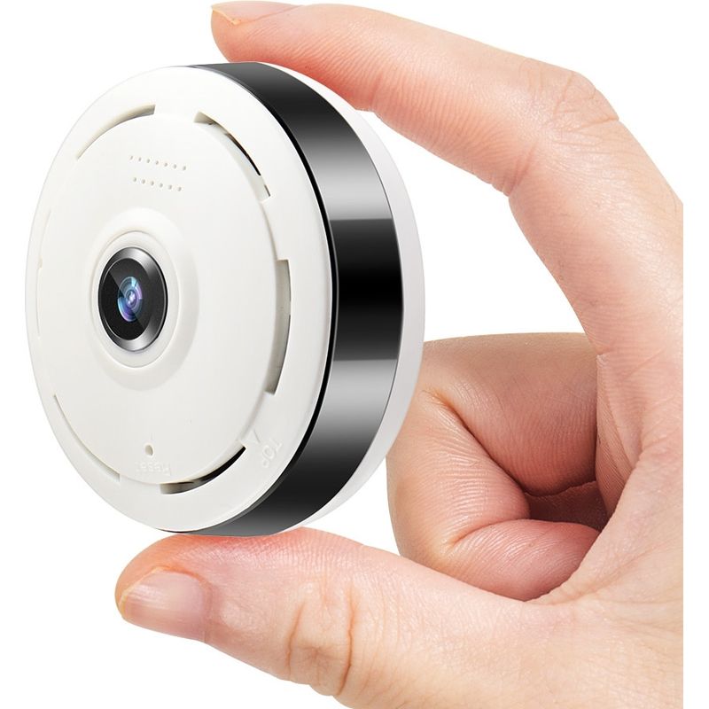 Schützen Sie Ihr Zuhause Mit Dieser 2,4-ghz-wlan-panorama-überwachungskamera Und Einer 32-gb-speicherkarte.
