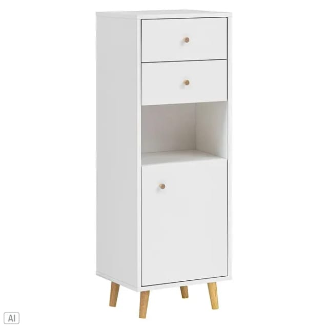 Schildmeyer Highboard Bjarne HB 400 Weiß-Matt 113,4 cm x 40,3 cm x 33,05 cm