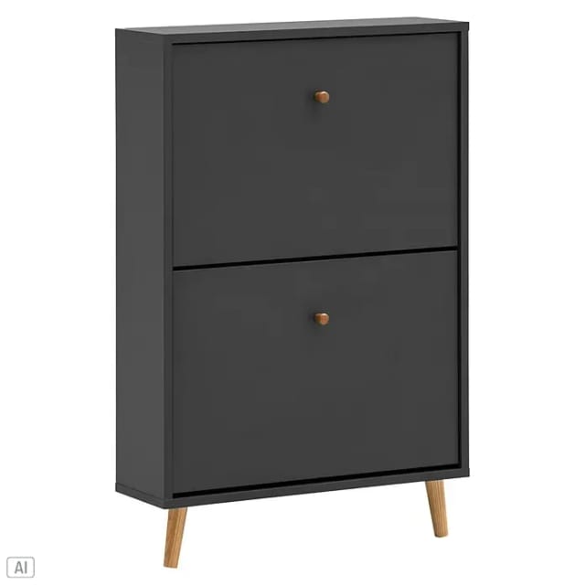 Schildmeyer Schuhkipper Bjarne 2 Klappen 92,2 cm x 59,8 cm x 19,55 cm Anthrazit