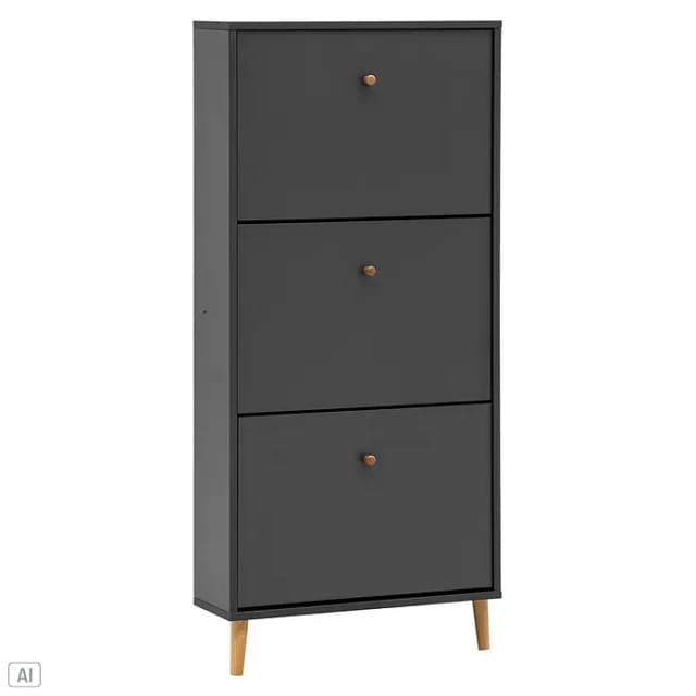 Schildmeyer Schuhkipper Bjarne 3 Klappen 131 cm x 59,8 cm x 19,55 cm Anthrazit