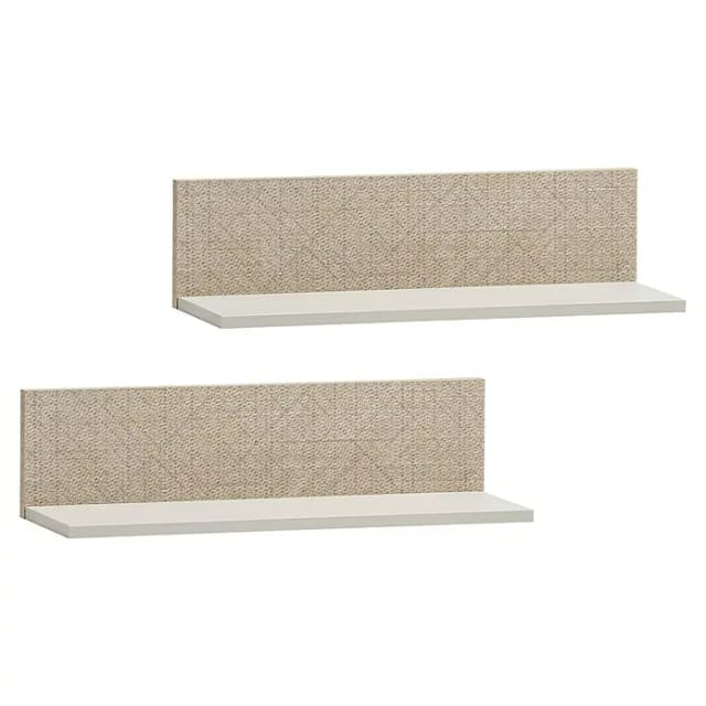 Schildmeyer Regal-Set Edno Canasta 15,7 cm x 60 cm x 17,3 cm Cremebeige 2-tlg.