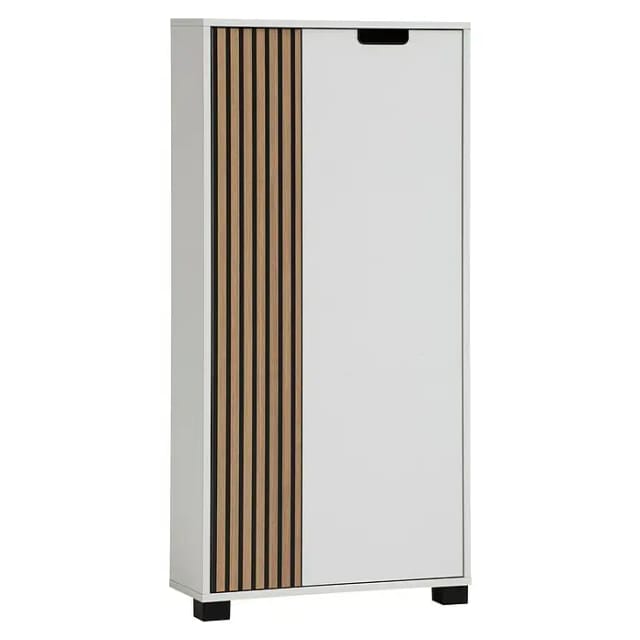 Schildmeyer Highboard Ryker HB 600 Weiß-Matt 124 cm x 19,6 cm x 59,8 cm