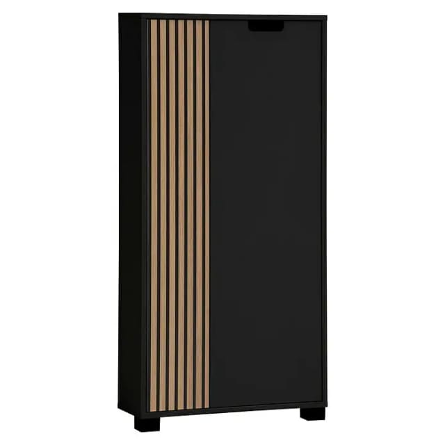 Schildmeyer Highboard Ryker HB 600 Schwarz 124 cm x 19,6 cm x 59,8 cm