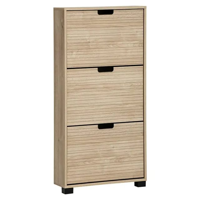 Schildmeyer Schuhkipper Emmik 3 Klappen 124 cm x 19,6 cm x 59,8 cm Eiche