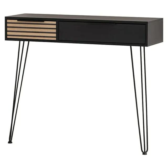 Schildmeyer Konsolentisch Hank 87,9 cm x 103,7 cm x 32 cm Braun-Schwarz