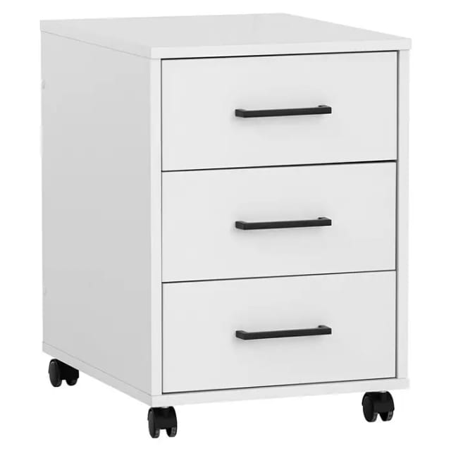 Schildmeyer Rollcontainer Ruby 57 cm x 40,1 cm x 50 cm Weiß-Matt