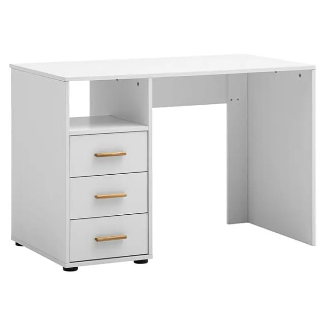 Schildmeyer Schreibtisch Torge 74 cm x 109 cm x 58 cm Weiß-Matt