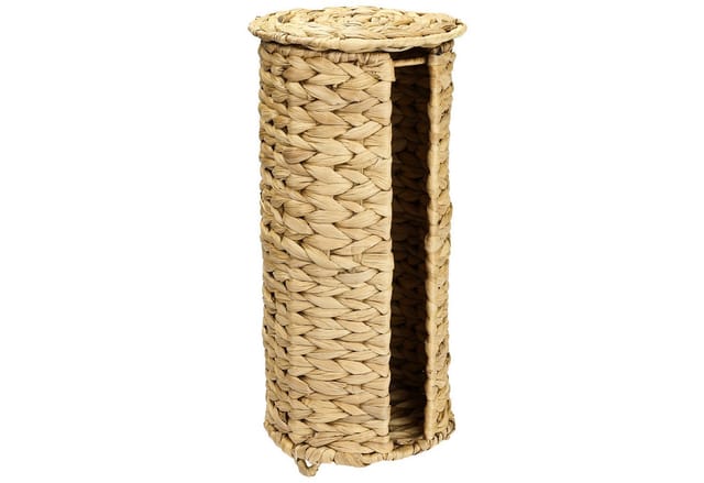 HMF 37255 Toilettenpapier Aufbewahrung Geflochten Wasserhyazinthe 35 x 17 cm