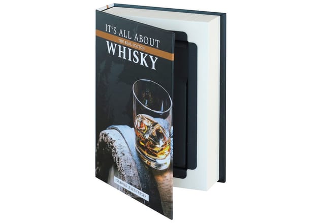 HMF 80701 Buchtresor Geldkassette 19 x 13 x 4 cm Whisky