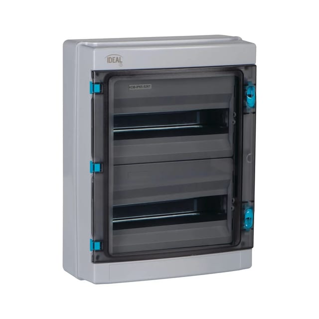 Kanlux Verteiler Sicherungskasten Feuchtraum ABS KDB IP65 Aufputz 2x13-Module