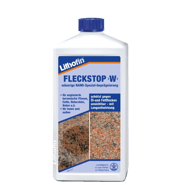 Lithofin Fleckstop W Imprägnierung Reiniger Putzmittel 1 L