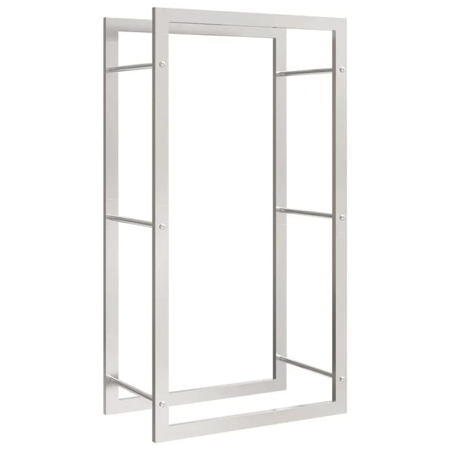 vidaXL Brennholzregal 50x28x94 cm Edelstahl 357860