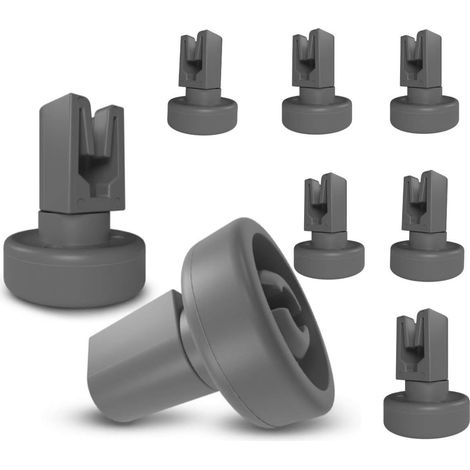 Set Mit 8 Universellen 25-mm-oberkorbrollen, Ersatzteile Für Geschirrspüler Und Waschmaschinen, Zubehör