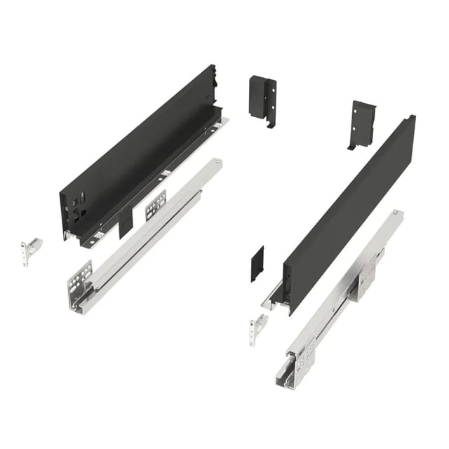 SOTECH Schubkastensystem Junker Slim H 84 mm L 550 mm 40kg Soft Close Anthrazit