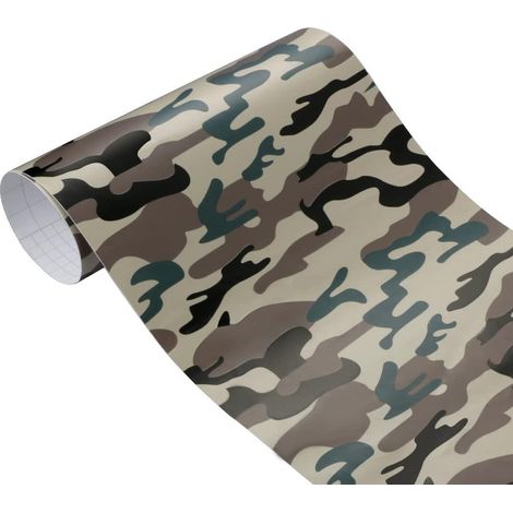 Tarnfolie Aus Vinyl – Selbstklebende Tarnfolie Aus Pvc Für Autos – 50 Cm X 200 Cm