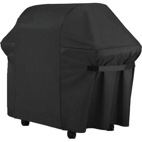 Grillabdeckung - 600d Oxford-gewebe Bbq-schutzplane Grillabdeckung Uv-beständig/wasserabweisend/feuchtigkeitsbeständig Für Weber, Holland, Jennair, Brinkmann Char Broil (132x66x109cm)