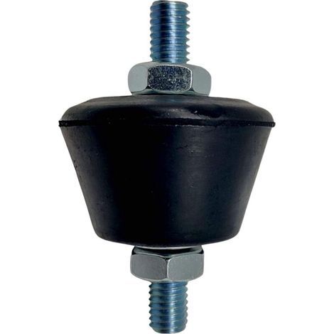 Ersandy – M8 Antivibrations-konusdämpfer – 4er-set Mit Muttern Und Unterlegscheiben – Abriebfestes Gummi – Wandmontage Für Klimaanlagen