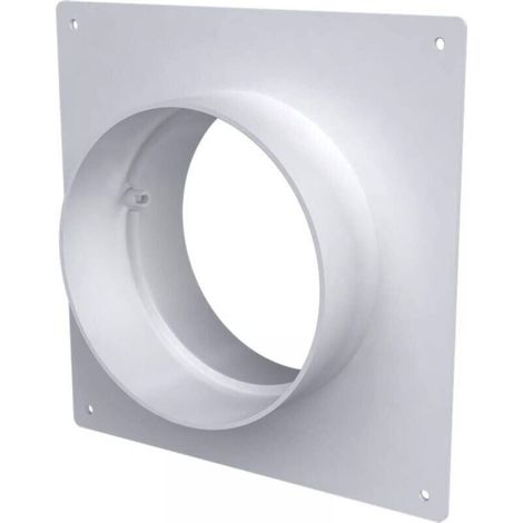 Cyslmuk – 150-mm-hrv-anschluss – Gerader Abs-flansch Für Lüftungssysteme – Kompatibel Mit 150-mm-kanälen – Schnelle Montage