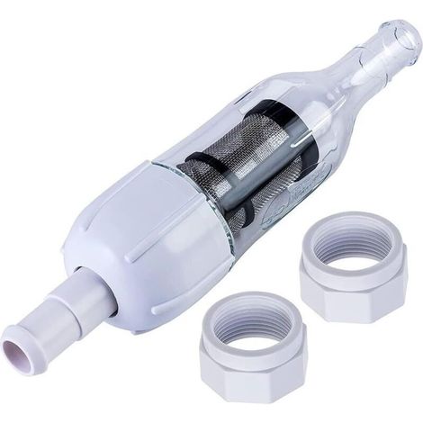 Zodiac Polaris 48-080 Inline-filter – Ersetzt Universal-wandanschluss-sieb Uwf 6-504-00 – 2 D15-muttern Im Lieferumfang Enthalten – Verbesserte Filterleistung