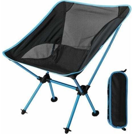 Ersandy – Ultraleichter Klappstuhl Aus 7075 Aluminium – 600d Oxford-gewebe – Inklusive Tragetasche – Für Camping, Wandern Und Grillen