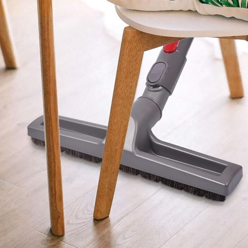 Parkettbürste Für Dyson V7, V8, V10 Und V11 Staubsauger – 30 Cm Breit Für Die Reinigung Unter Möbeln – Netzteil Inklusive – Dc33c