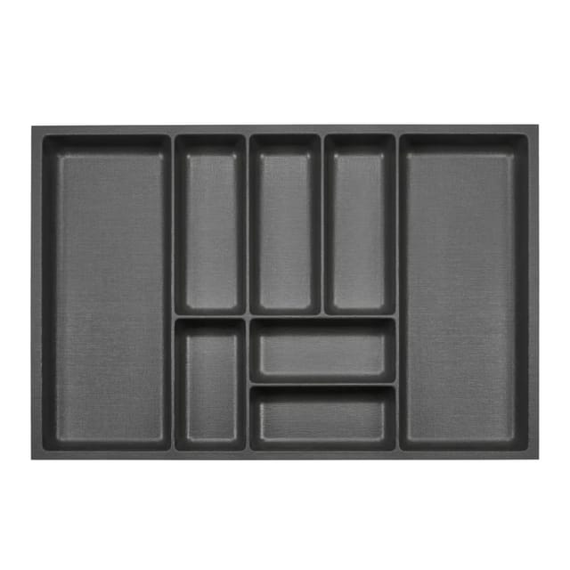 SOTECH ORGA-BOX-3 Besteckeinsätze Tiefe 473 mm Höhe 50,5 mm Anthrazit Schubladeneinsätze Breite 691 mm