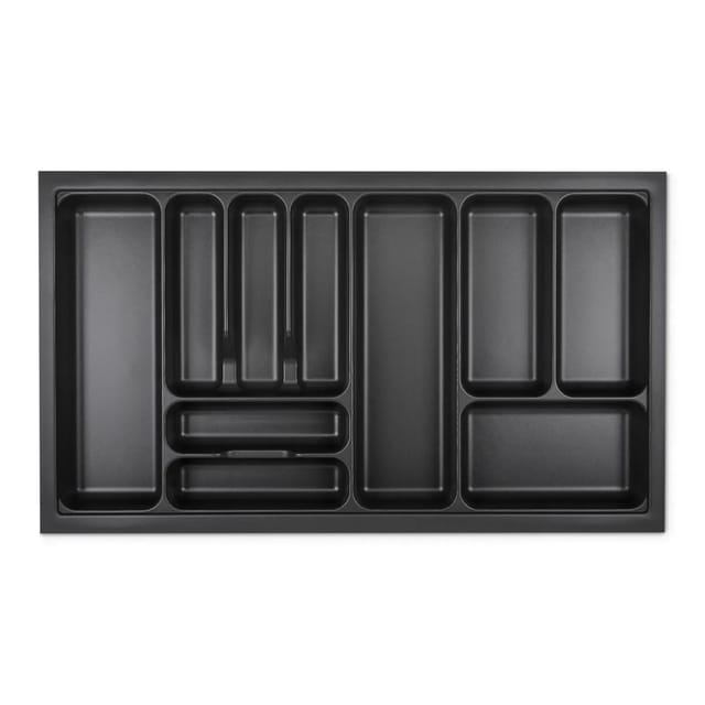 SOTECH Orga-Box I Besteckeinsatz Lavagrau 900 mm Höhe 55 mm Für Blum Tandembox und ModernBox