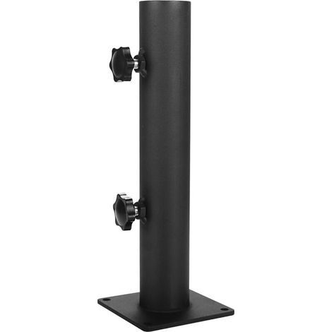 Beijiyi – Verstärkter Stahl-sonnenschirmständer – Verstellbar Für Stangen Mit Einem Durchmesser Von 20 Bis 38 Mm – Stabiler Halt Für Terrasse Und Balkon – Maximale Belastung: 22,7 Kg