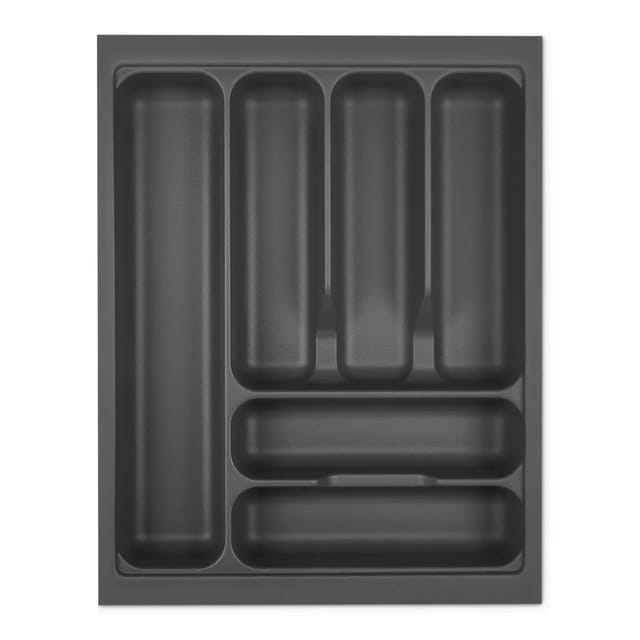 SOTECH Orga-Box I Besteckeinsatz Oriongrau 450 mm Höhe 55 mm Antirutschbeschichtung Für Blum Tandembox und ModernBox