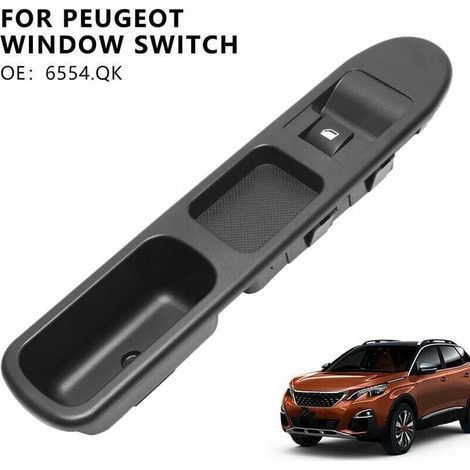 Peugeot 207 Fensterheberschalter Vorne Rechts, 6-polig – Einfache Installation – Kompatibel Mit Modellen Von 2006–2012 – Fensterhebersteuerung Beifahrerseite
