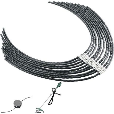 Afs 23-37 Trimmerfaden – Spule Mit 10 Nylonfäden, 3,5 Mm X 37 Cm – Präziser Und Schneller Schnitt – Kompatibel Mit F016800431