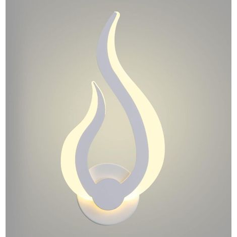 Led-wandleuchte Für Den Innenbereich, 10 W Moderne Wandleuchte, Flammenförmiges Wand-nachtlicht, 3000 K Warmweiß, Für Küche, Treppenhaus, Schlafzimmer, Flur, 220 V, Schutzart Ip20 [energieklasse E]