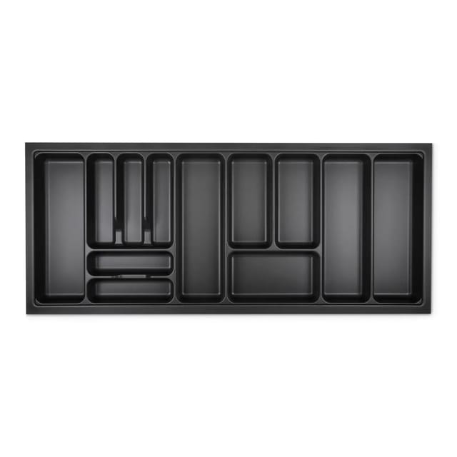 SOTECH Orga-Box I Besteckeinsatz Höhe 55 mm Lavagrau 1200 mm Für Blum Tandembox und ModernBox