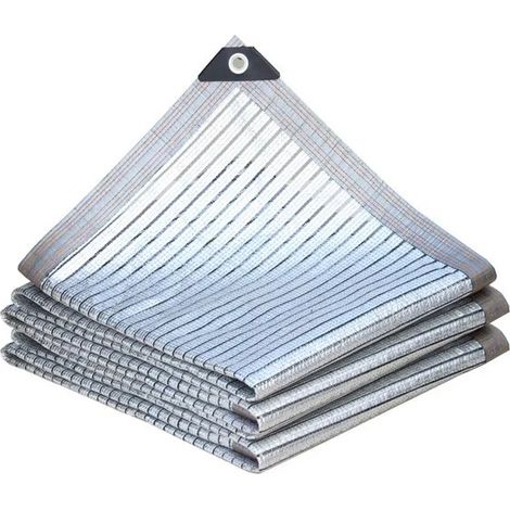 X 4 M Aluminium-sonnensegel – 75 % Beschattungsgrad – Wetterbeständig – Verstärkte Ecken Für Einfache Montage