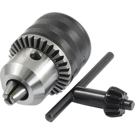 Bohrfutter Für Säulenbohrmaschine Mit Schlüssel, Typ 1,5-13 Mm, Kapazität B16, Kegelbohrung.