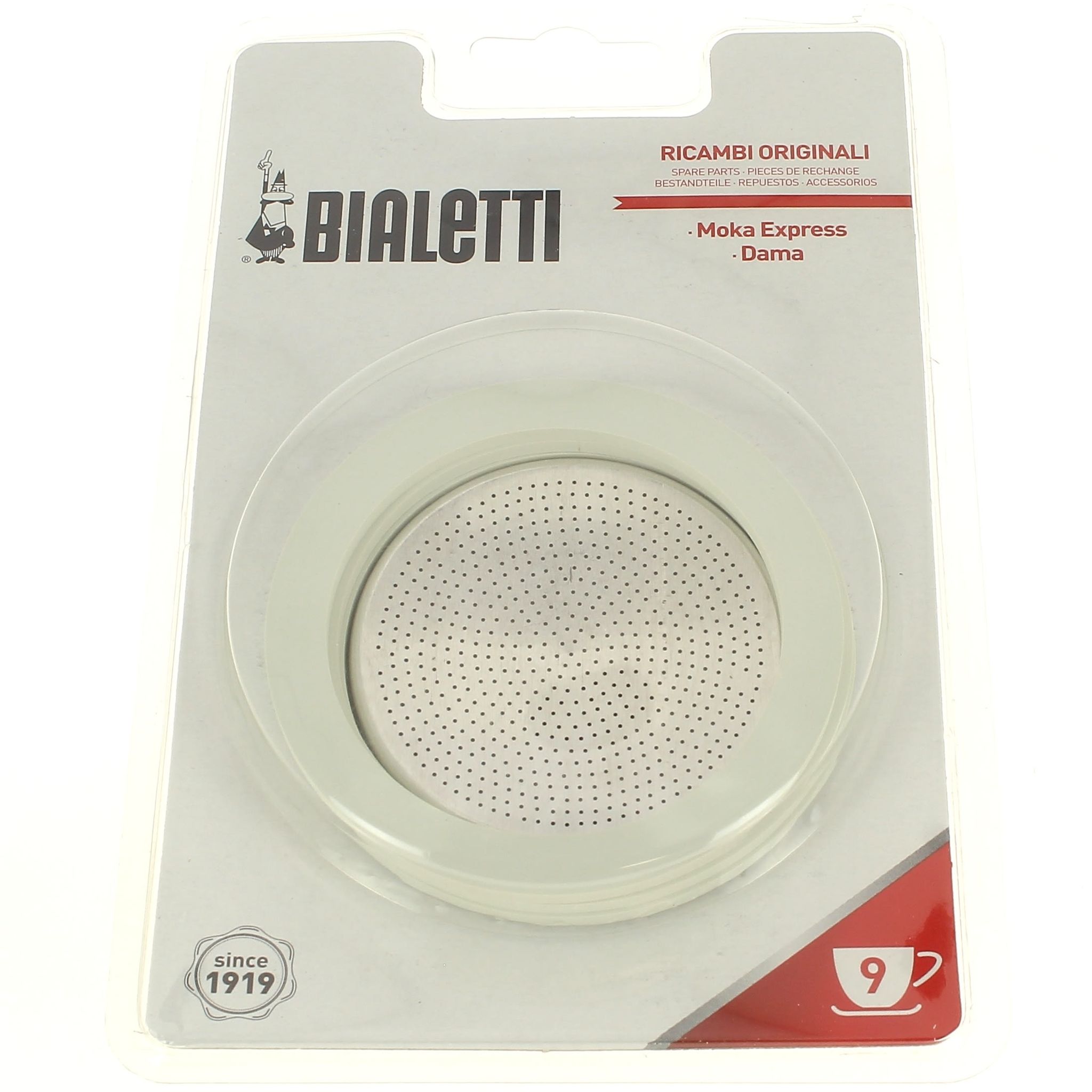 Filter + 3 Dichtungen 9 Tassen 0109745 - Kaffeemaschine
