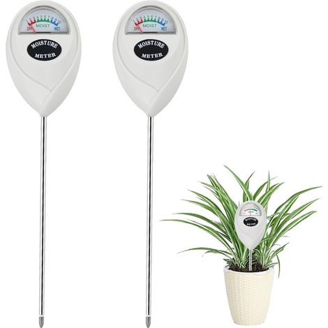 Set Mit 2 Bodenhygrometern, Präzisions-bodenmessgerät, Feuchtigkeitsmesser Für Die Landwirtschaft, Feuchtigkeitssensor Für Zimmer- Und Gartenpflanzen