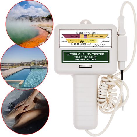 Ph-tester Für Schwimmbadwasser, Restchlor, Wasserqualität, Ph-test