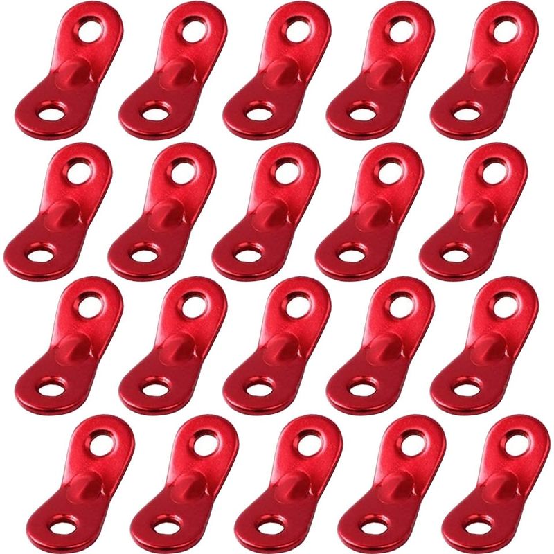 Set Mit 20 Seilspannern Aus Aluminiumlegierung Für Outdoor-zeltbahnen Zum Wandern Und Campen