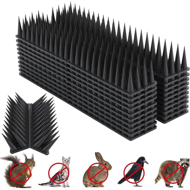 Packung Mit 10 Vogelabwehrstäben (30 Cm Lang) Zur Abwehr Von Vögeln, Eichhörnchen Und Waschbären. Insektenschutzmittel Für Den Außenbereich, Geeignet Für Zäune Und Dächer. Hält Vögel Und Reptilien Fer