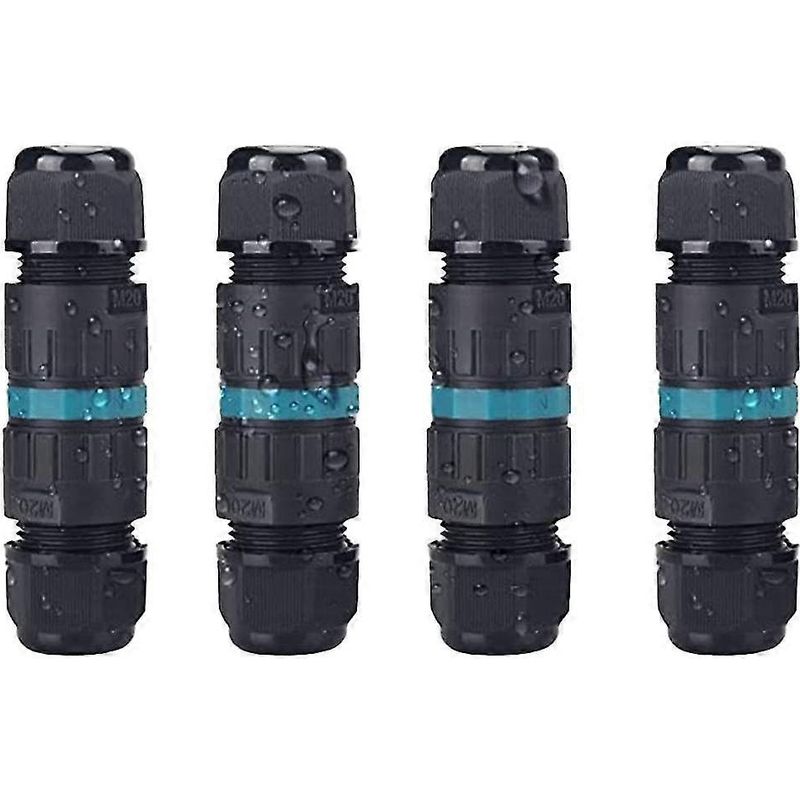 Wasserdichter Kabelverbinder, Erdungskabelanschlusshülse, 3-adriger Kabelanschluss, Geeignet Für Durchmesser Von 5 Bis 9 Mm².