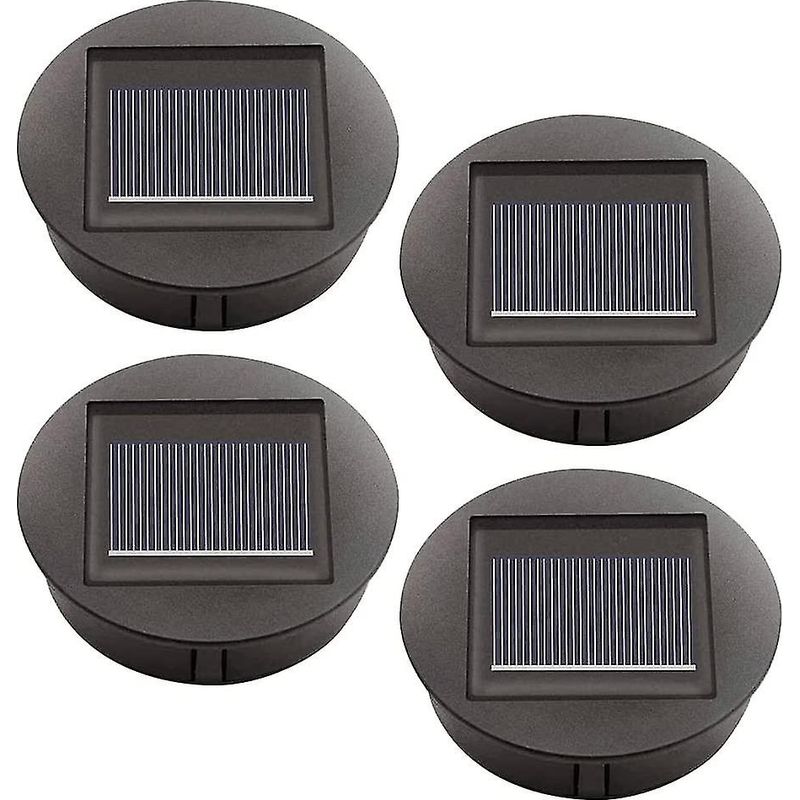 Ersatz-solarlampe Mit Led-leuchtmittel, Led-solarpanel-abdeckung, 4er-pack