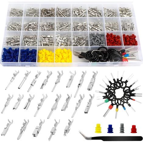 813-teiliges Crimp-anschlussset, Elektrische Anschlüsse Und Sets (1,0–3,5 Mm), Kfz-anschlussklemmen, Crimp-aderendhülsen Für Drahtverbindungen