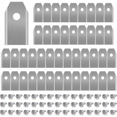 45 Ersatzmesser Für Rasenmäher, 1 Mm, Einlochig, 35 X 18 X 0,75 Mm
